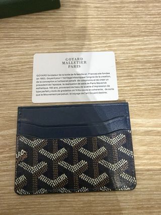 Titular Tarjeta Goyard Azul y Beige