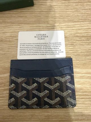 Titular Tarjeta Goyard Azul y Beige