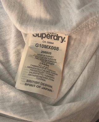 Camiseta Superdry Mujer Talla L Floral