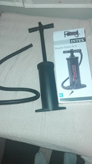 Bomba de Aire Manual Intex Double Quick III S