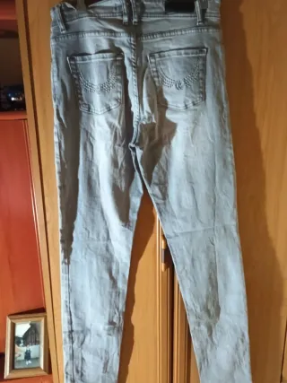 Pantalón vaquero mujer azul