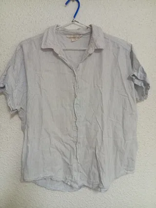 4 Camisas Blancas y Azul Cielo