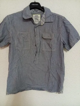 4 Camisas Blancas y Azul Cielo