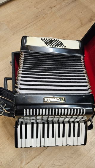 Acordeón Estrella 48 Bajos con Maletín