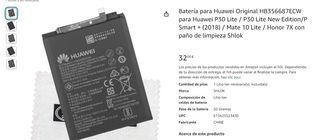 Batería Original Huawei
