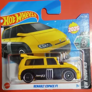 Hot Wheels Renault Espace F1 Amarillo
