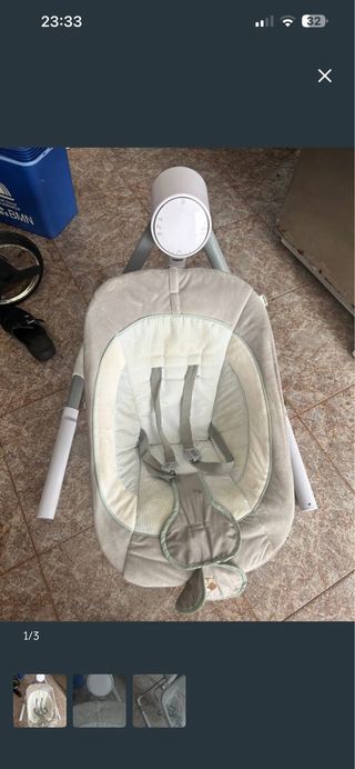 Hamaca Mecedora Eléctrica para Bebé