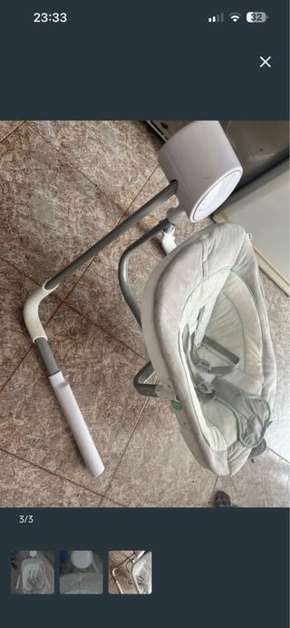 Hamaca Mecedora Eléctrica para Bebé