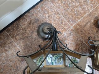 2 Lampade Rustiche Vintage