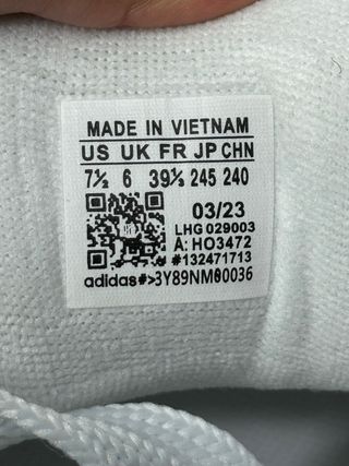 Adidas Zapatillas Verdes y Blancas