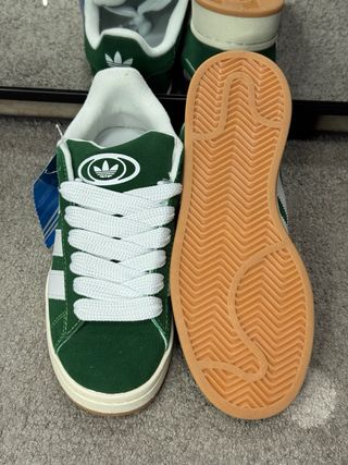 Adidas Zapatillas Verdes y Blancas