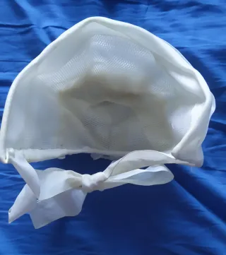 Vestido comunión vintage y gorrito