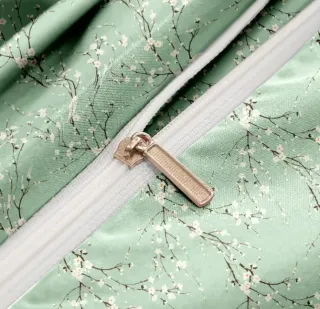 Funda nórdica flor ciruelo verde blanco 230x220cm