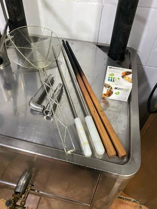 Máquina churros automática y fogón