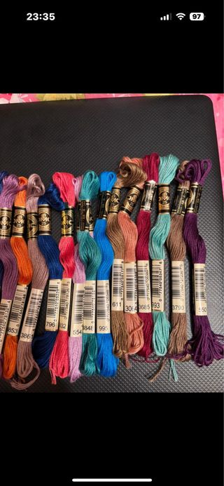 30 Madejas Hilo Mouline DMC