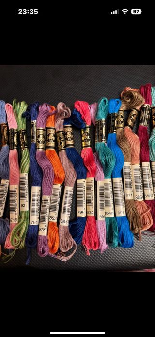 30 Madejas Hilo Mouline DMC