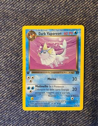 Pokémon Dark Vaporeon Prima Edizione