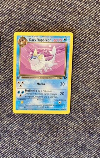 Pokémon Dark Vaporeon Prima Edizione