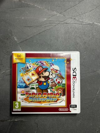 Paper Mario Sticker Star Nintendo 3DS