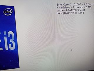 Procesador Intel Core i3 10th Gen LGA 1200