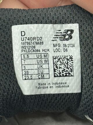 New Balance 740, talla 38