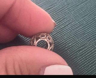 Pandora Charm Rosas Calado Plata