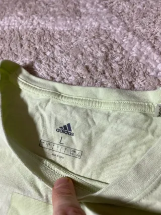 Camiseta Adidas Verde Talla L