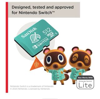 Carta microSD SanDisk 512GB per Nintendo Switch