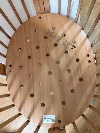 Mini cuna Stokke natural con dosel y colchon