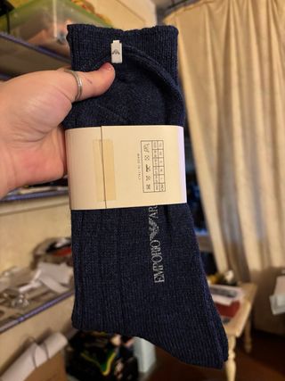 Calze NUOVE In Lana Uomo Firmate”EMPORIO ARMANI”Or