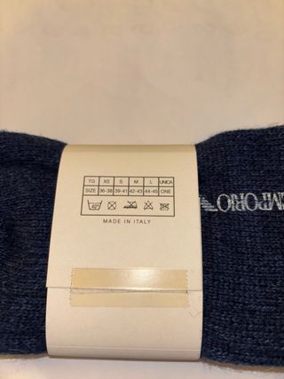 Calze NUOVE In Lana Uomo Firmate”EMPORIO ARMANI”Or
