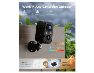 Cámara Vigilancia Solar WiFi Exterior