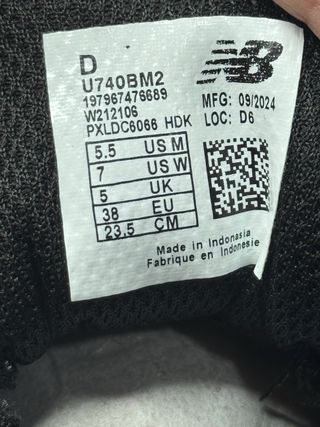 New Balance 740, talla 38