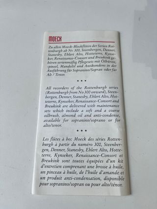 Flauta Dulce Moeck
