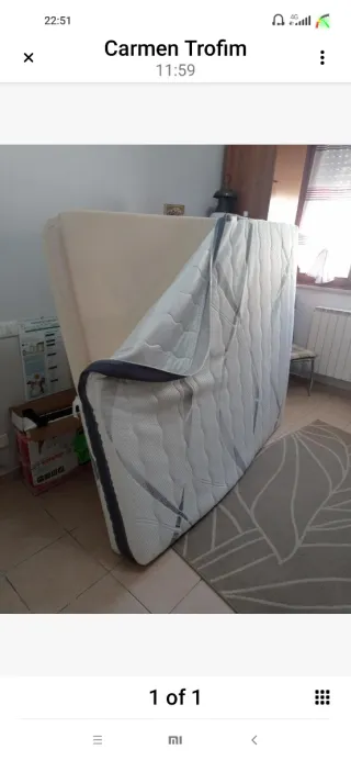 Materasso matrimoniale Memory usato