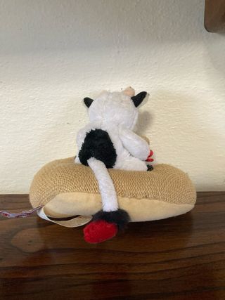 Peluche Mucca con Sacchetto Cuore