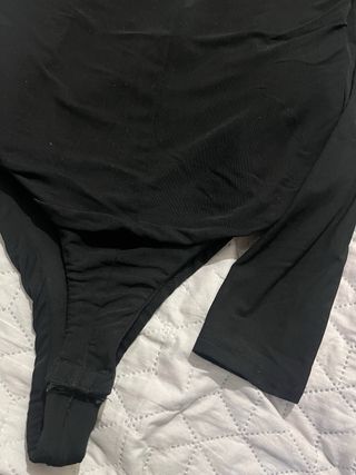Body Zara Negro Manga Larga