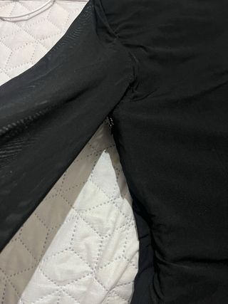 Body Zara Negro Manga Larga