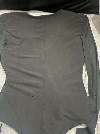 Body Zara Negro Manga Larga