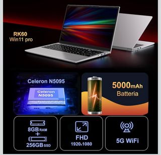 PC Portatile 15.6 Celeron N5095 8GB RAM 256GB SSD