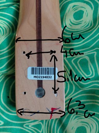 Mastil Fender Precision Bass