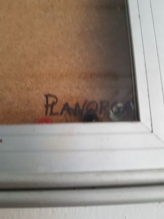 Vitrina garaje cristal y metal