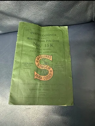 Máquina de coser antigua Singer