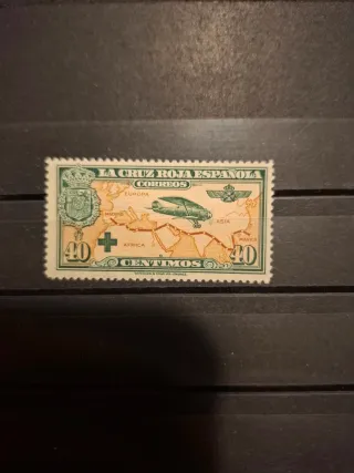 Sello España Cruz Roja 40 céntimos