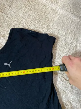 Camiseta Puma Negra Deportiva Talla L