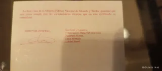 125,35 gms plata 999.0 5 Moneda Cent. Real Madrid