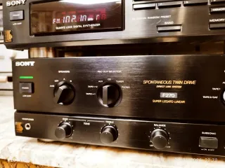 SONY AMPLIFICADOR Y TUNER MADE IN JAPAN.