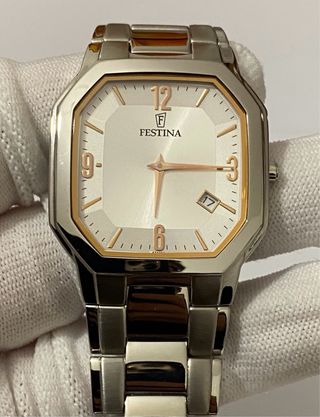 Orologio Festina Quarzo Nuovo Oro Argento
