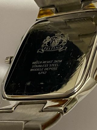 Orologio Festina Quarzo Nuovo Oro Argento