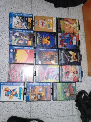 Lote Juegos Mega Drive SEGA (leer)(Zombies Vendido